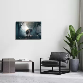 Tablou decorativ, 1282, Sticla temperata, 70 x 100 cm, Multicolor imagine