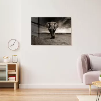 Tablou decorativ, 1283, Sticla temperata, 30 x 45 cm, Multicolor imagine