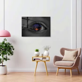 Tablou decorativ, 1286, Sticla temperata, 70 x 100 cm, Multicolor imagine