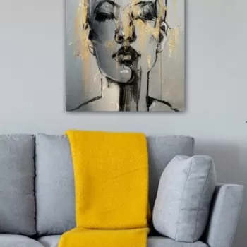 Tablou decorativ, 1286909035-5070, Canvas, Lemn, Multicolor imagine