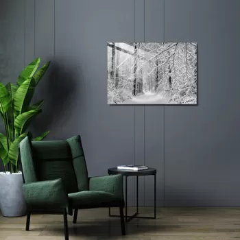 Tablou decorativ, 1299, Sticla temperata, 30 x 45 cm, Multicolor imagine