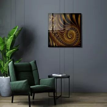 Tablou decorativ, 1300, Sticla temperata, Dimensiune: 60 x 60 cm, Multicolor imagine