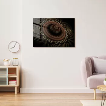 Tablou decorativ, 1308, Sticla temperata, 30 x 45 cm, Multicolor imagine