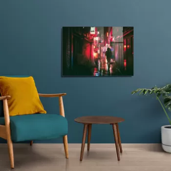 Tablou decorativ, 1325, Sticla temperata, 50 x 70 cm, Multicolor imagine