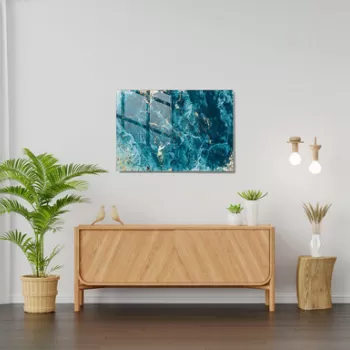 Tablou decorativ, 1332, Sticla temperata, 30 x 45 cm, Multicolor imagine