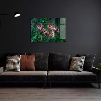 Tablou decorativ, 1333, Sticla temperata, 70 x 100 cm, Multicolor imagine