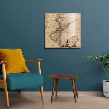 Tablou decorativ, 1341, Sticla temperata, Dimensiune: 60 x 60 cm, Multicolor imagine