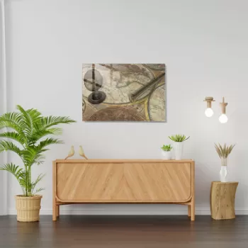 Tablou decorativ, 1343, Sticla temperata, 70 x 100 cm, Multicolor imagine