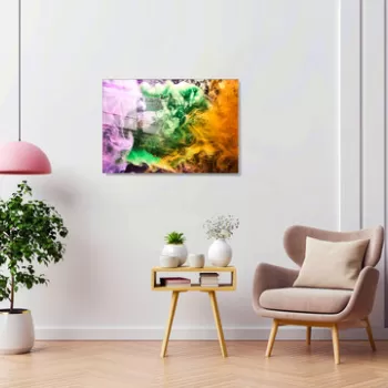 Tablou decorativ, 1354, Sticla temperata, 70 x 100 cm, Multicolor imagine