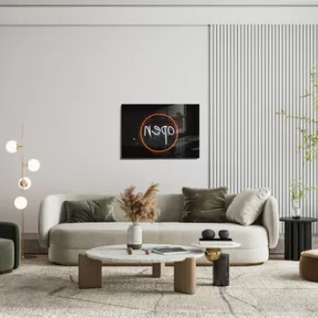 Tablou decorativ, 1361, Sticla temperata, 50 x 70 cm, Multicolor imagine