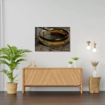 Tablou decorativ, 1374, Sticla temperata, 30 x 45 cm, Multicolor imagine