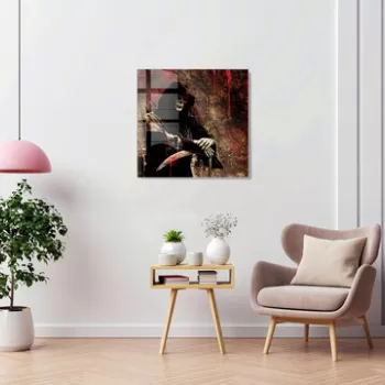 Tablou decorativ, 1383, Sticla temperata, Dimensiune: 60 x 60 cm, Multicolor imagine