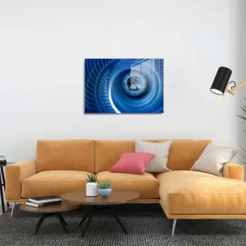 Tablou decorativ, 1403, Sticla temperata, 50 x 70 cm, Multicolor imagine