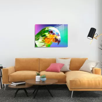 Tablou decorativ, 1406, Sticla temperata, 30 x 45 cm, Multicolor imagine