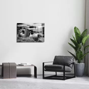 Tablou decorativ, 1410, Sticla temperata, 50 x 70 cm, Multicolor imagine