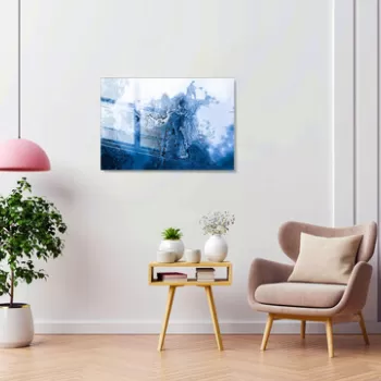 Tablou decorativ, 1414, Sticla temperata, 50 x 70 cm, Multicolor imagine