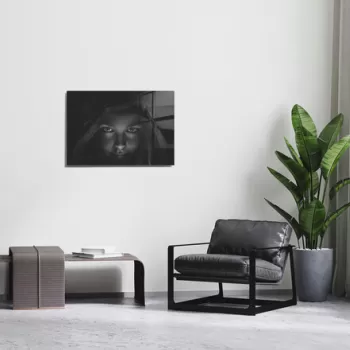 Tablou decorativ, 1417, Sticla temperata, 50 x 70 cm, Multicolor imagine