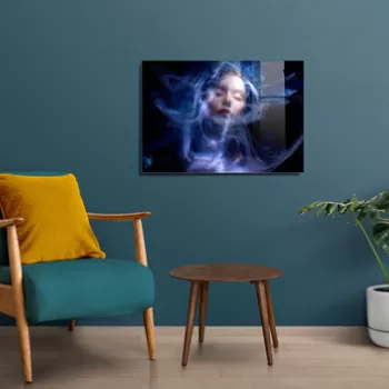 Tablou decorativ, 1422, Sticla temperata, 50 x 70 cm, Multicolor imagine