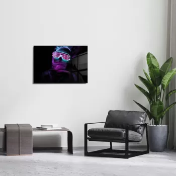 Tablou decorativ, 1424, Sticla temperata, 30 x 45 cm, Multicolor imagine