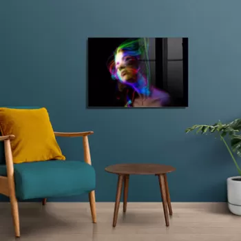 Tablou decorativ, 1425, Sticla temperata, 70 x 100 cm, Multicolor imagine