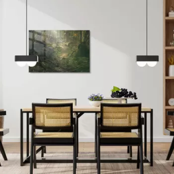 Tablou decorativ, 1427, Sticla temperata, 70 x 100 cm, Multicolor imagine