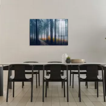 Tablou decorativ, 1432, Sticla temperata, 70 x 100 cm, Multicolor imagine