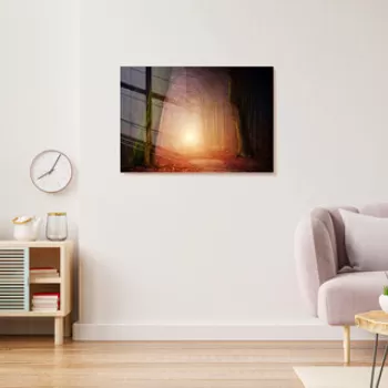 Tablou decorativ, 1434, Sticla temperata, 30 x 45 cm, Multicolor imagine