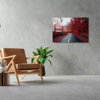 Tablou decorativ, 1436, Sticla temperata, 50 x 70 cm, Multicolor imagine