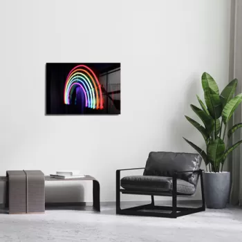 Tablou decorativ, 1444, Sticla temperata, 50 x 70 cm, Multicolor imagine