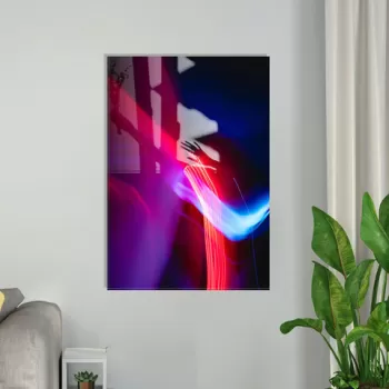 Tablou decorativ, 1447, Sticla temperata, 30 x 45 cm, Multicolor imagine