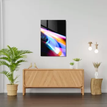 Tablou decorativ, 1448, Sticla temperata, 30 x 45 cm, Multicolor imagine