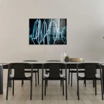 Tablou decorativ, 1450, Sticla temperata, 50 x 70 cm, Multicolor imagine