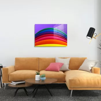 Tablou decorativ, 1452, Sticla temperata, 30 x 45 cm, Multicolor imagine