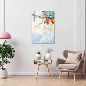 Tablou decorativ, 1458, Sticla temperata, Dimensiune: 45 x 65 cm, Multicolor imagine