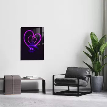 Tablou decorativ, 1461, Sticla temperata, 50 x 70 cm, Multicolor imagine