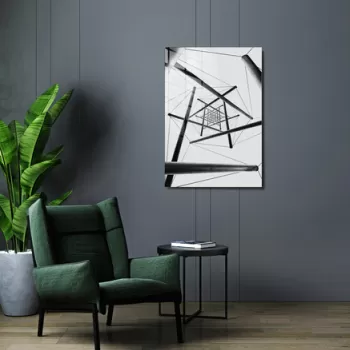 Tablou decorativ, 1462, Sticla temperata, 70 x 100 cm, Multicolor imagine