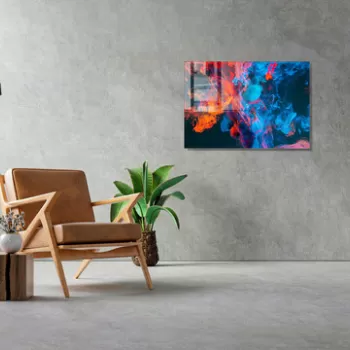 Tablou decorativ, 1483, Sticla temperata, 70 x 100 cm, Multicolor imagine