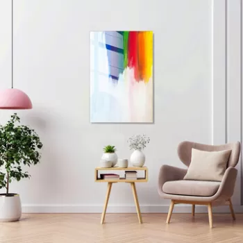 Tablou decorativ, 1484, Sticla temperata, 30 x 45 cm, Multicolor imagine