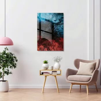 Tablou decorativ, 1486, Sticla temperata, 30 x 45 cm, Multicolor imagine