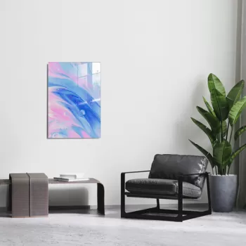 Tablou decorativ, 1487, Sticla temperata, 50 x 70 cm, Multicolor imagine