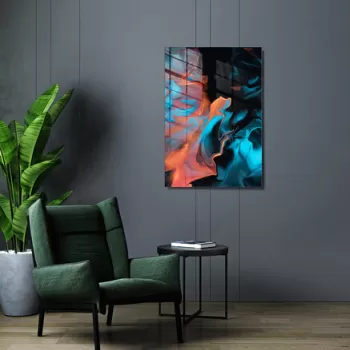 Tablou decorativ, 1499, Sticla temperata, 70 x 100 cm, Multicolor imagine