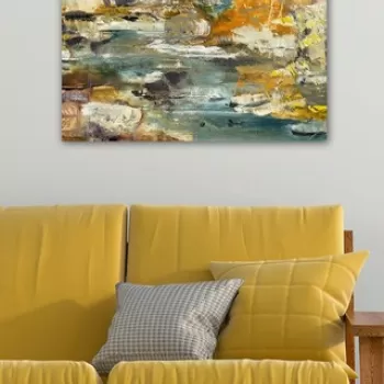 Tablou decorativ, 153861683-5070, Canvas, Lemn, Multicolor imagine