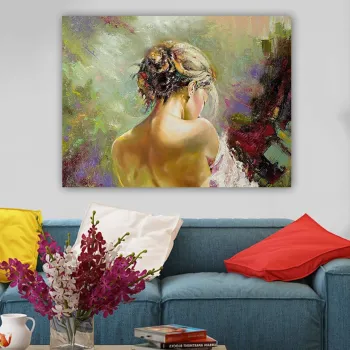 Tablou decorativ, 16423069_70100, Cadru: 100% LEMN (grosime: 3 cm), Multicolor imagine
