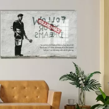 Tablou decorativ, 1883, Sticla temperata, 30 x 45 cm, Multicolor imagine