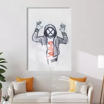 Tablou decorativ, 1884, Sticla temperata, 70 x 100 cm, Multicolor imagine