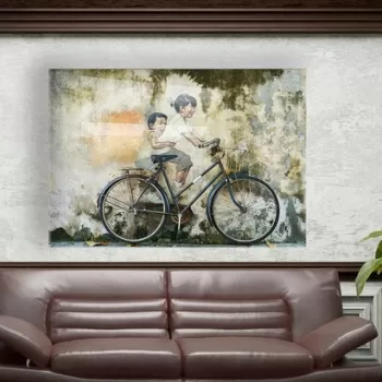 Tablou decorativ, 1913, Sticla temperata, 50 x 70 cm, Multicolor imagine