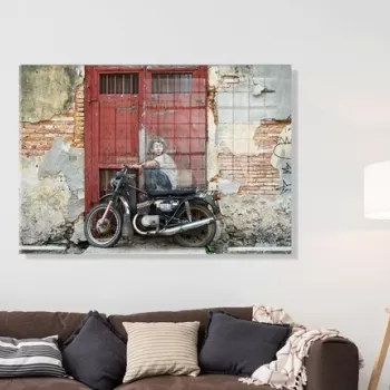Tablou decorativ, 1914, Sticla temperata, 50 x 70 cm, Multicolor imagine