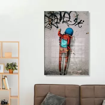 Tablou decorativ, 1918, Sticla temperata, Dimensiune: 45 x 65 cm, Multicolor imagine