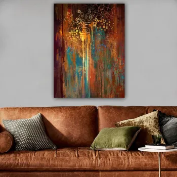 Tablou decorativ, 221709259_70100, Cadru: 100% LEMN (grosime: 3 cm), Multicolor imagine