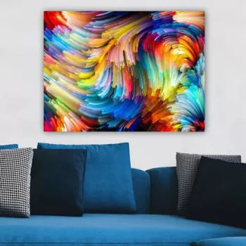 Tablou decorativ, 262592861_70100, Canvas , Cadru: 100% LEMN (grosime: 3cm), Multicolor imagine